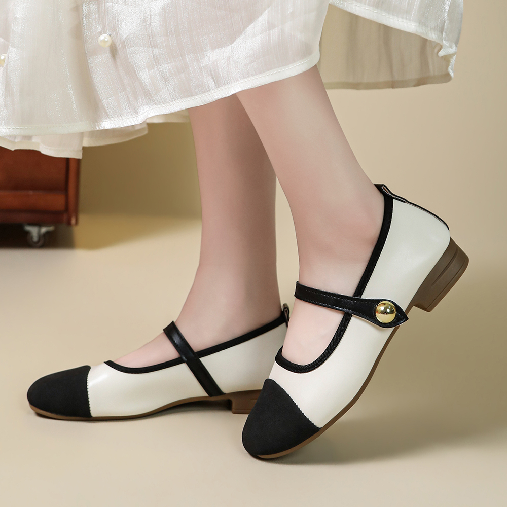 Two-Tone Color Block Flats, picture 3 of 3