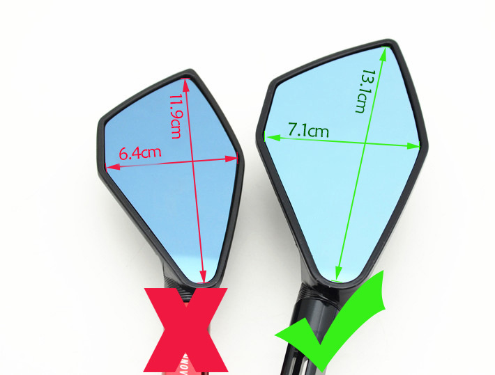 Applicable To  Mirror Blue Glass General Type Enlarged Mirror — foto 4