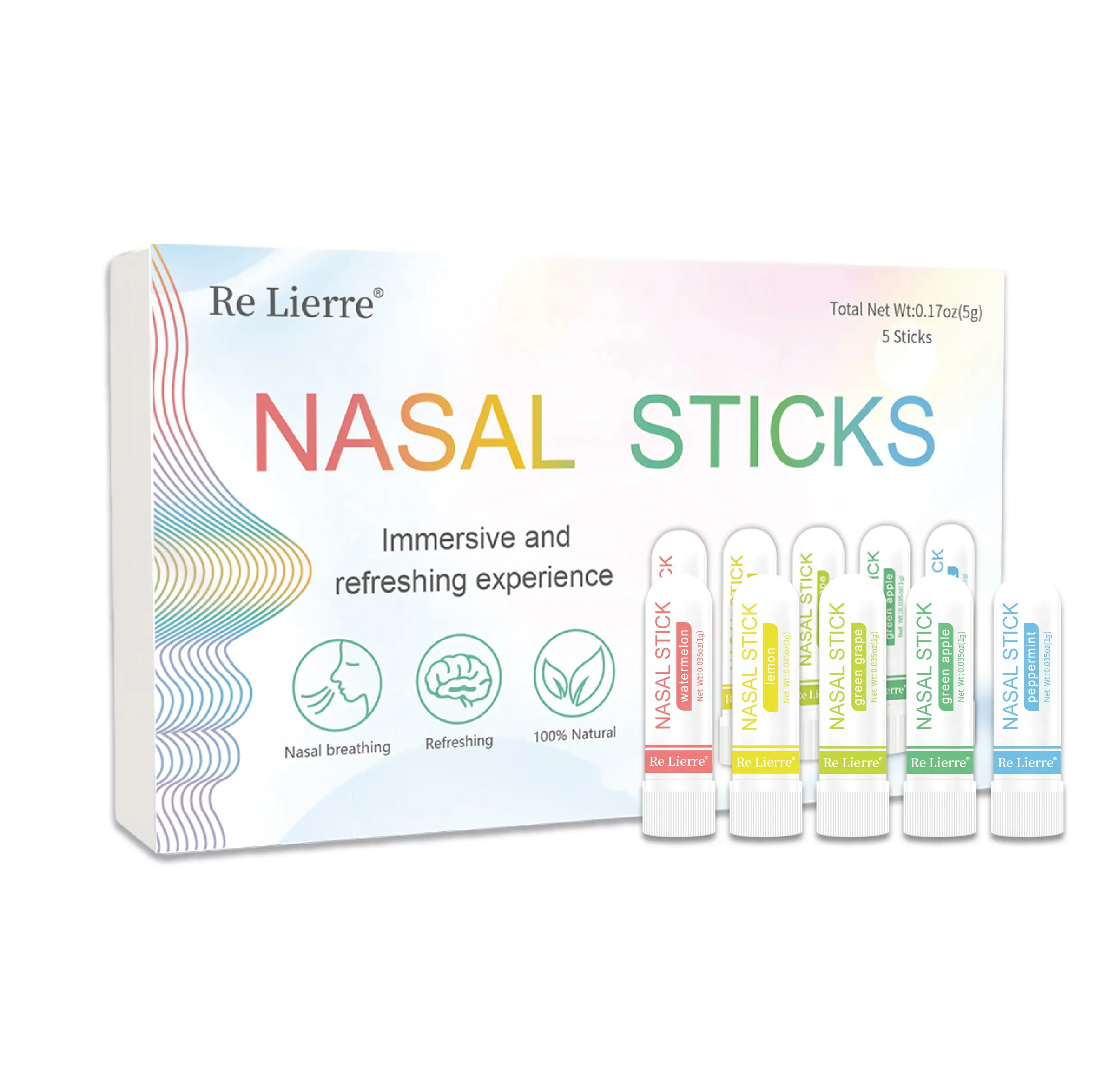 Re Lierre 5-in-1 Nasal  Energy Bar