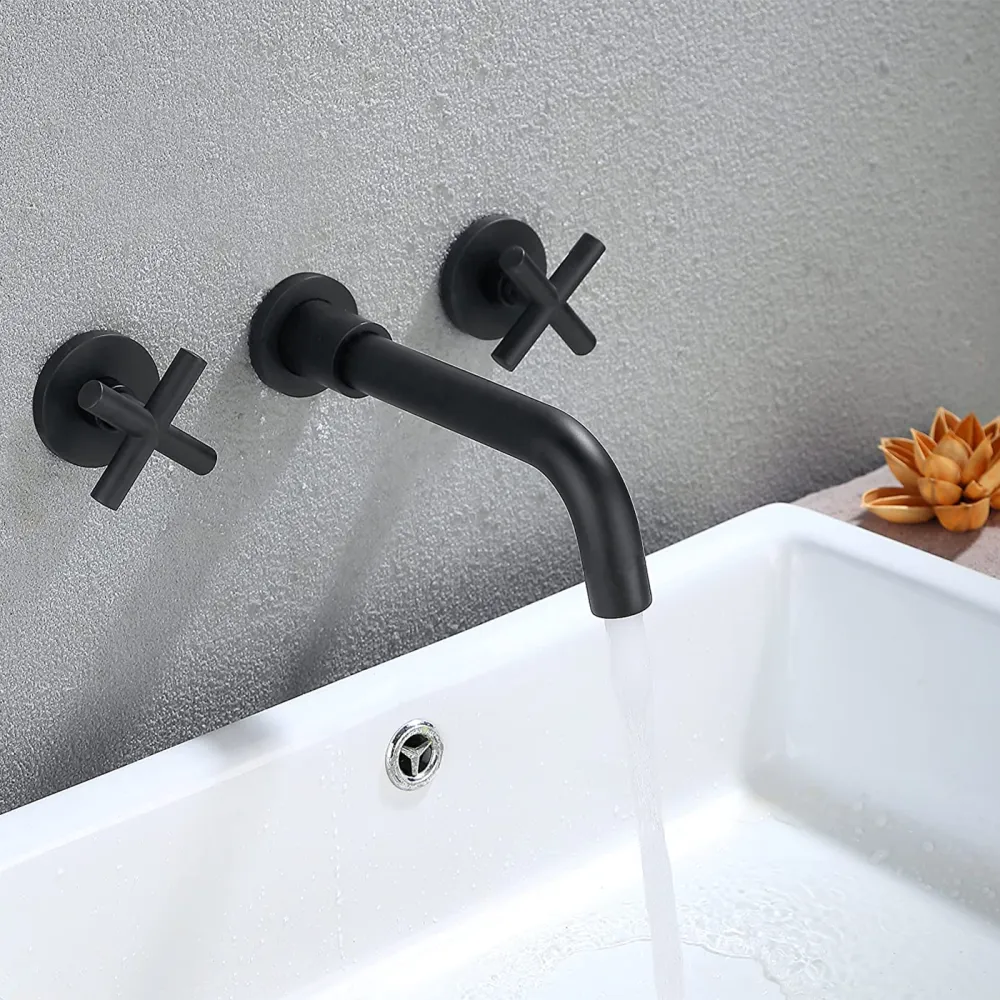 Bathroom Faucets, Wall-mounted Bathroom Sink Faucets