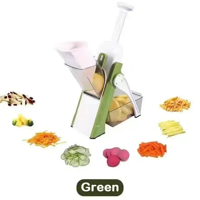 Kitchen Vegetable Cutter Safe Manual Multi-function Salad Chopper Potato Slicer Cheese Graters Kitchen Tools French Fries Cutter 6