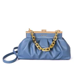 Niche Women's Shoulder Underarm Bag Fashion Crossbody - Blue - View 1