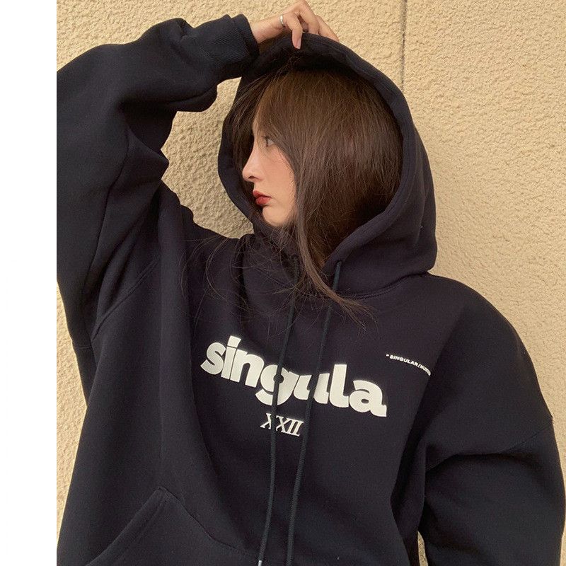 Casual Women's Loose Long-sleeved Printed Sweater