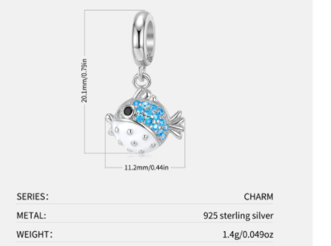 Title 1, Ocean Series Blue European And American Beaded ...