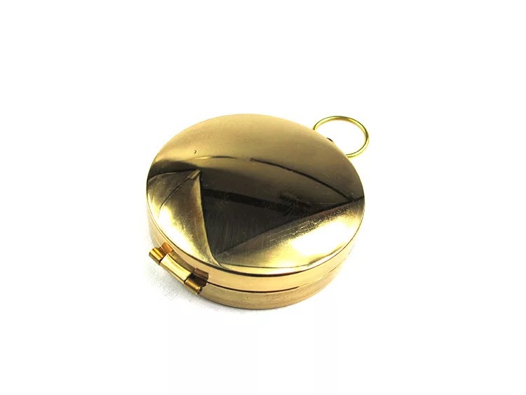 Flip compass outdoor compass pocket watch copper compass