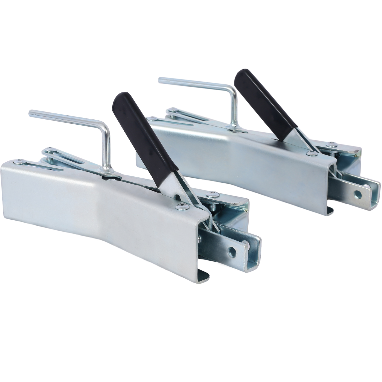 Quick Lock Wheel Chocks, Universal Quick Lock Tire Chocks For Dual Axle Vehicles, Pair Of — foto 2