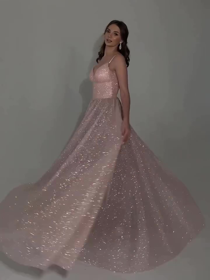 Sequined Backless Evening Dress - Image 3