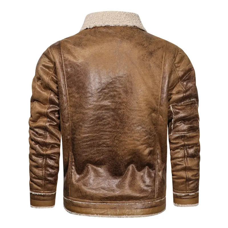 Men's Casual Retro Plus Size Jacket With Velvet Lapel