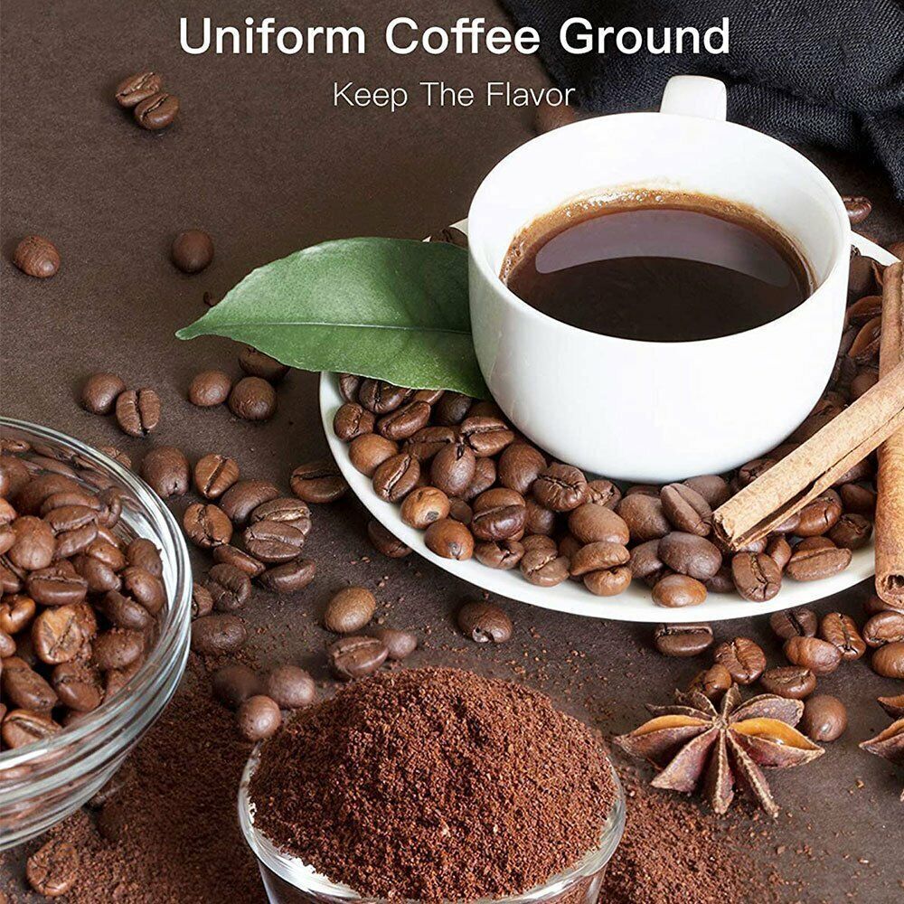 Electric Coffee Grinder, Matte Blade Mill For Coffee Bean Nut Spice Grinding