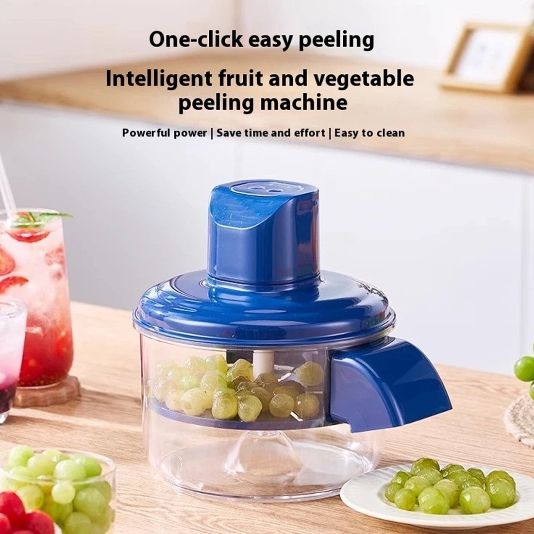 Effortless Peeling Electric Grape Machine Fruit Peeler Tool — image 10
