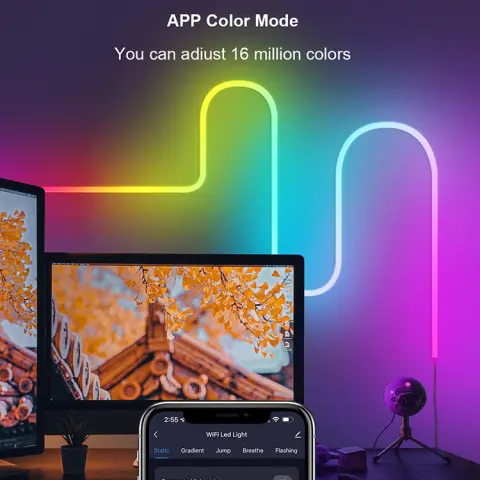 3 M Neon Lights with Music Strips