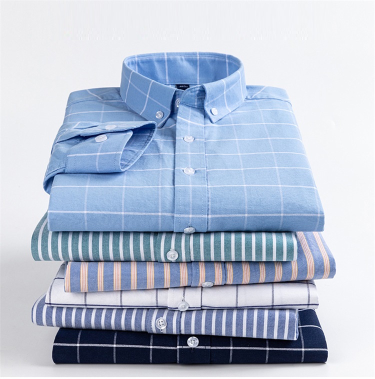 Autumn New Shirt Men's Plaid Long-sleeved Shirt