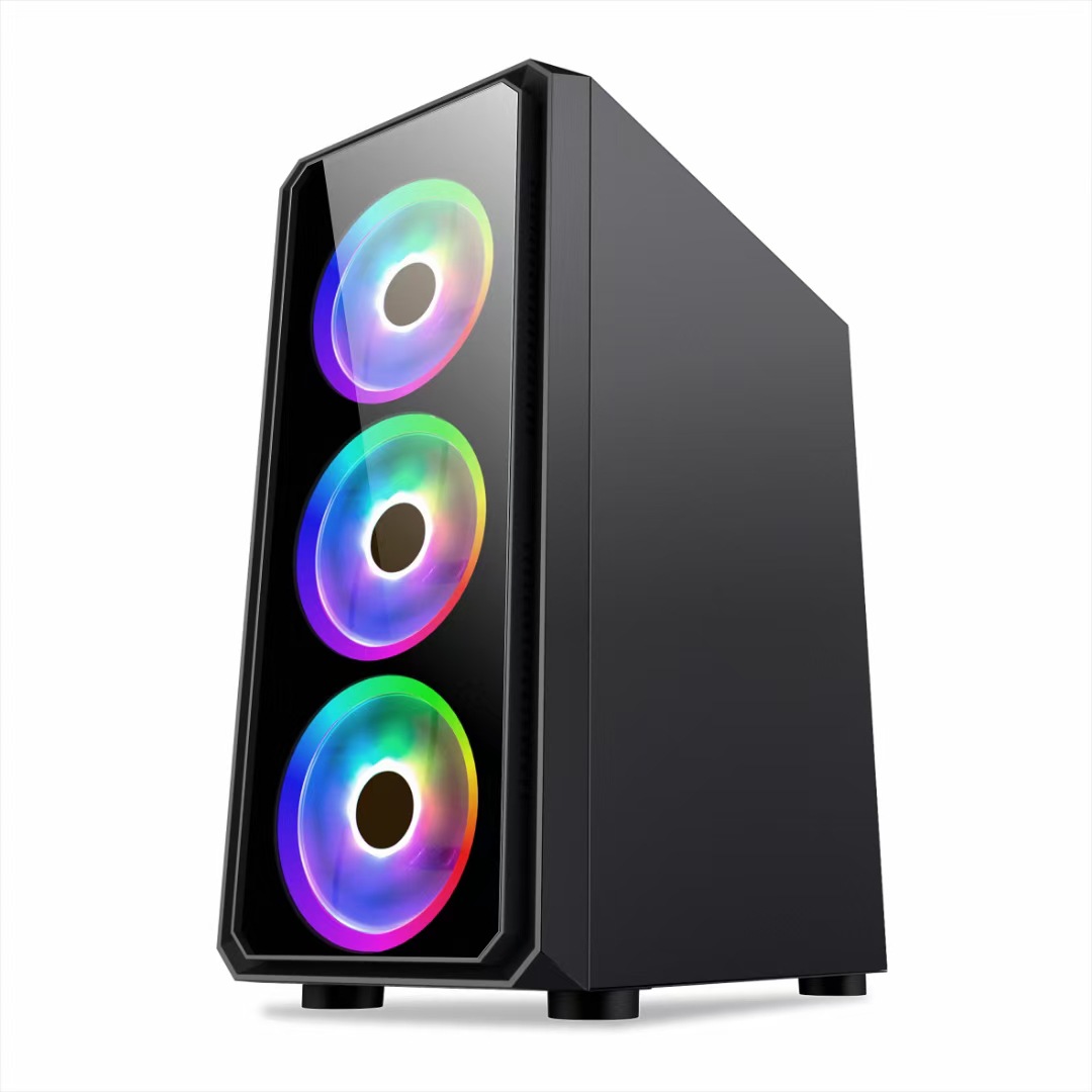 Double-Sided Tempered Glass PC Case – ATX, USB 3.0, Water-Cooling Ready | Shop Now on CyberRigStore.com