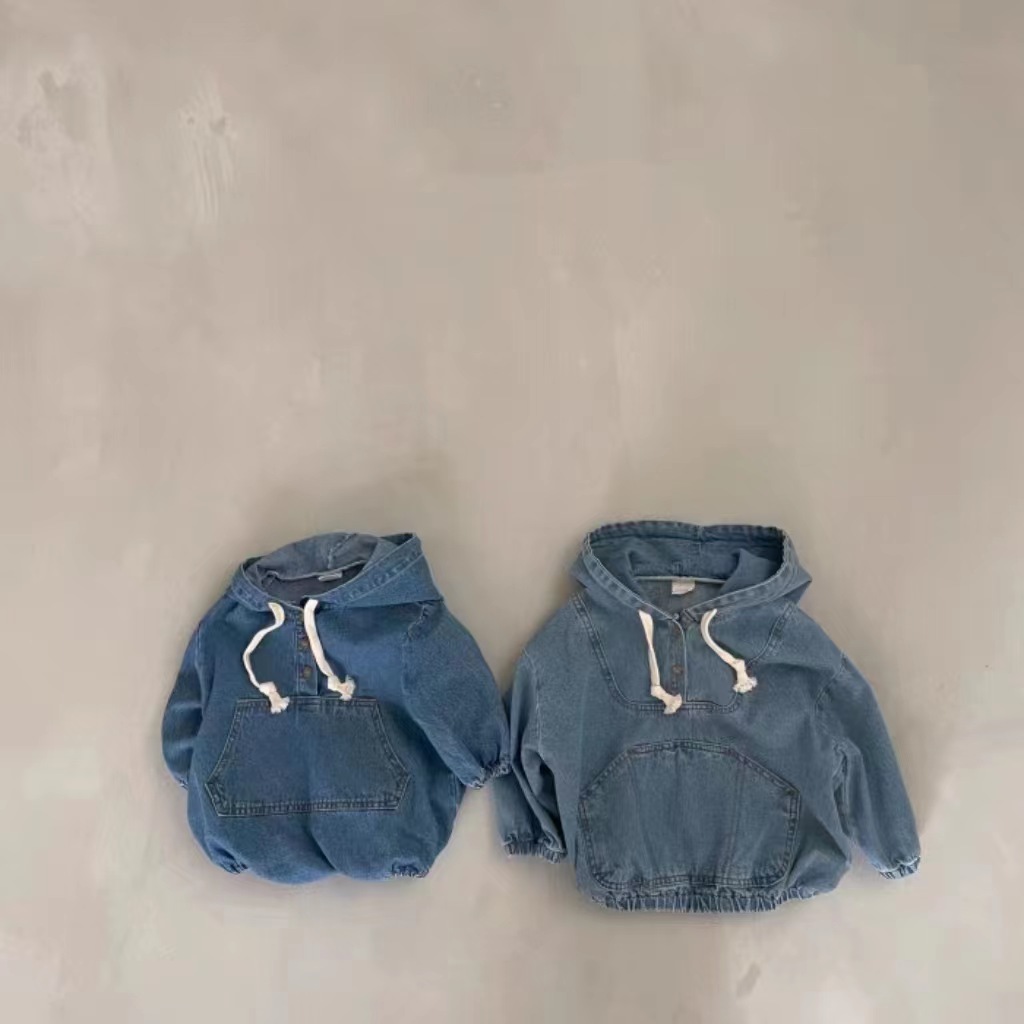 Title 3, Infants Baby Denim Hoodie