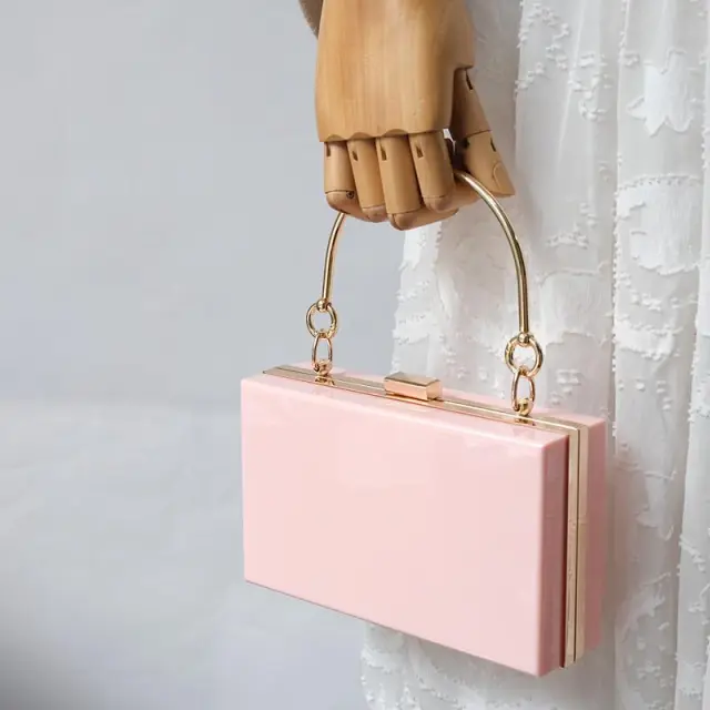 All match Bridesmaid Hand Carry Dinner Dress Bag Pink - Shop at LoveMi