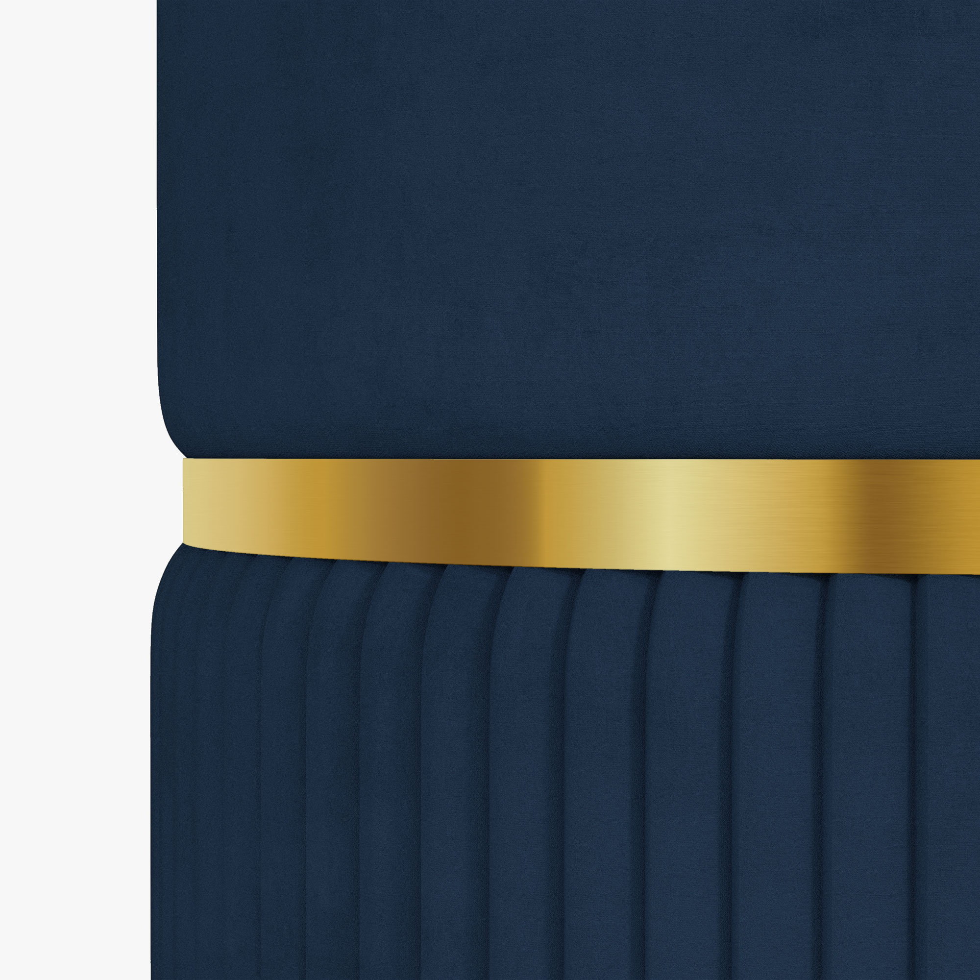Velvet Texture Storage Footstool — image 4