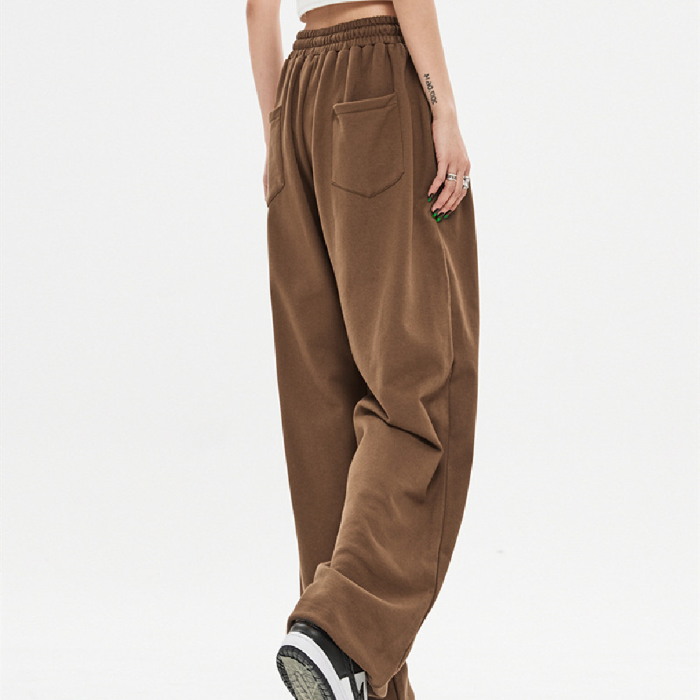 Women's Casual Brown Sports Pants