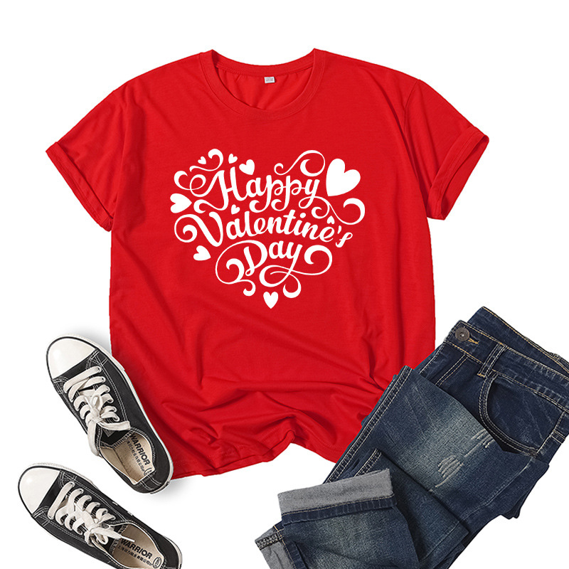 Title 12, Love Print T-shirt met korte mouwen voor heren ...