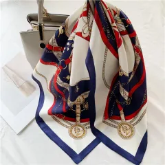 Fashionable All-match Mulberry Silk Women's Satin Silk Kerchief - View 1