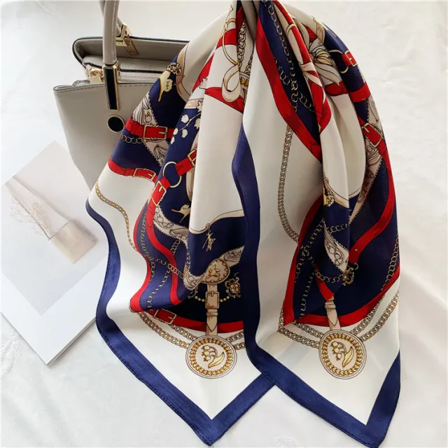 Fashionable All match Mulberry Silk Women's Satin Silk Kerchief - Shop at LoveMi