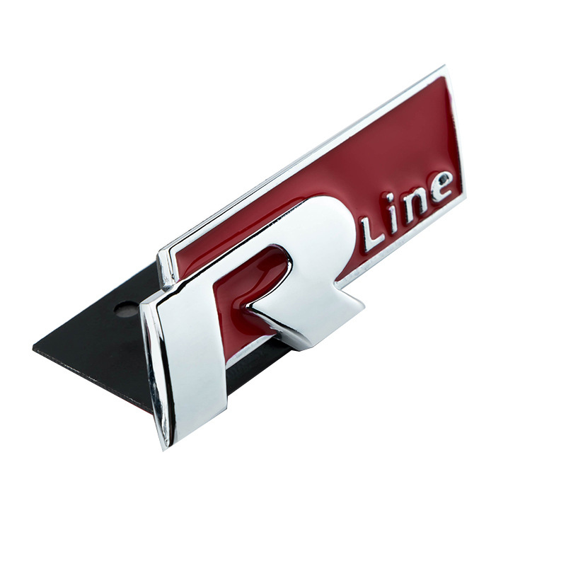 RLine grid sticker red