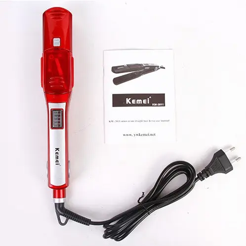 Ceramic Panel Hair Straightener Temperature Regulating Electric