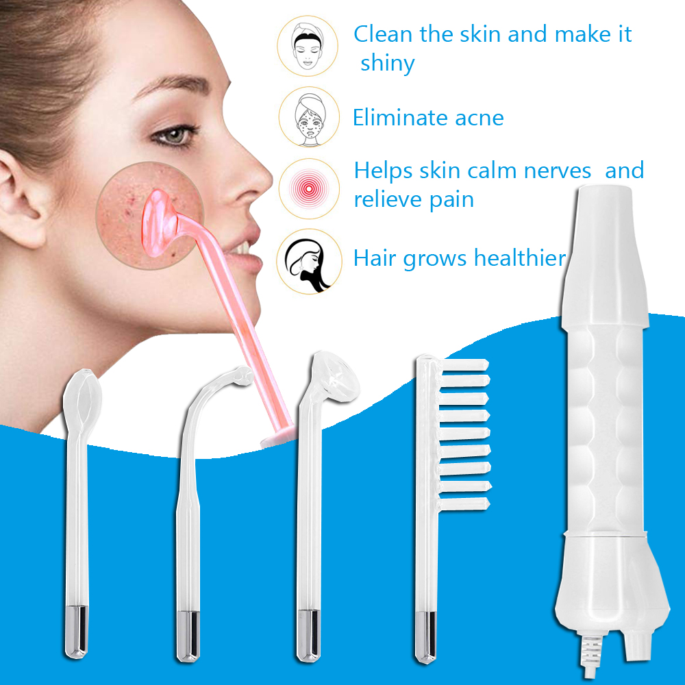 Electrotherapeutic Rod And Hairdressing Instrument  With Hyaluronic Acid Facial Serum