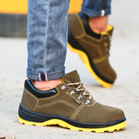 Unisex Comfortable and Lightweight All Season Safety Shoes Anti-smash