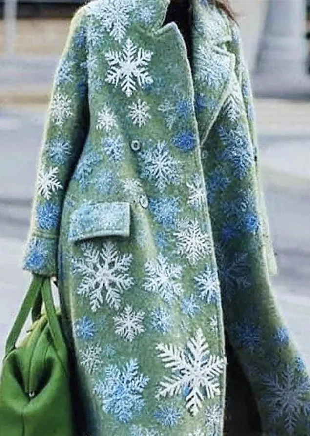 Women's New Long Sleeved Large Woolen Overcoat Style4 - Shop at LoveMi
