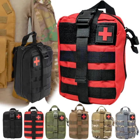 Tactical First Aid Kit Waist Bag Emergency Travel Survival