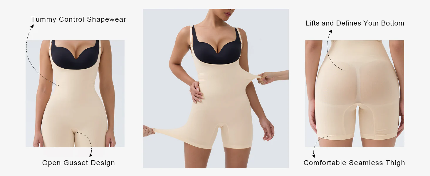 Open Bust Shapewear Tummy Control Bodysuits For Women Seamless Compression High Waisted Body Shaper 19 9a86ae7a 0762 4958 9cd6 5954035137a2