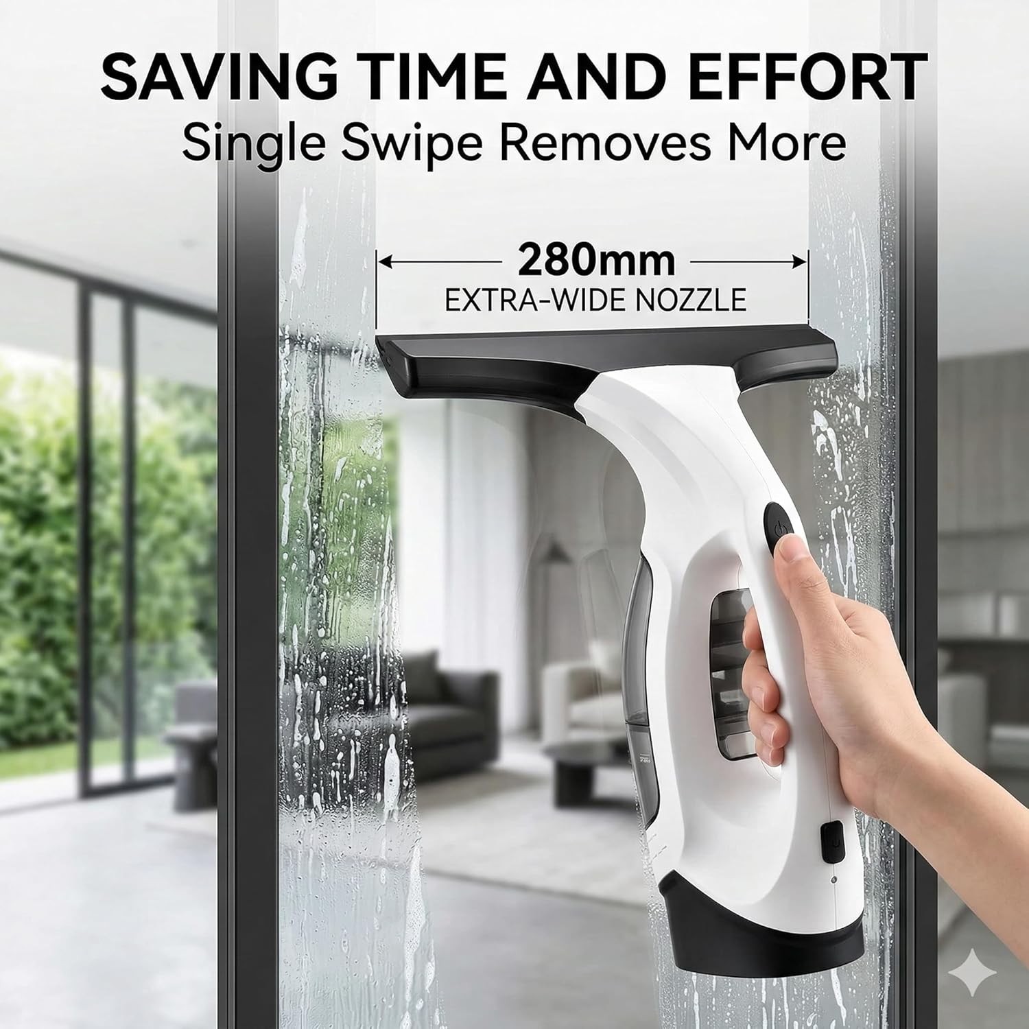Cordless Window Vac Rechargeable Vacuum Cleaner Compact Electric — image 4