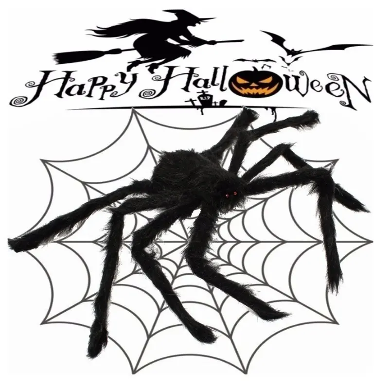 Halloween Ghost Festival Supplies Bar Decoration Props Plush Spider