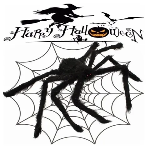 Halloween Ghost Festival Supplies Bar Decoration Props Plush Spider
