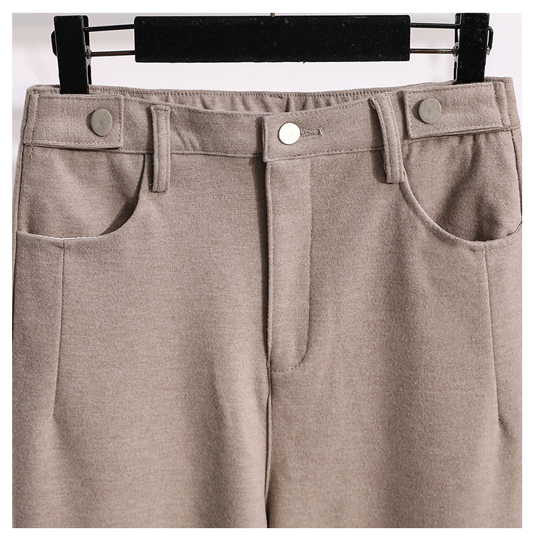 Title 3, Dames wollen broek met hoge taille, afslankend,...