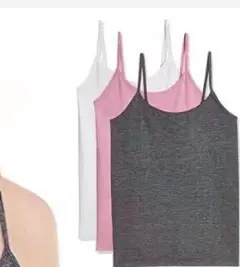 Fashion Simple Women's Solid Colour Tight Camisole - Set5 - View 1