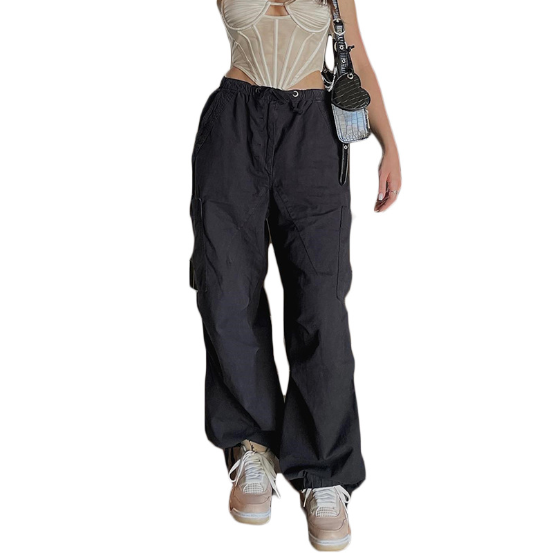 Title 3, Hoge taille tooling broek voor dames, streetwea...