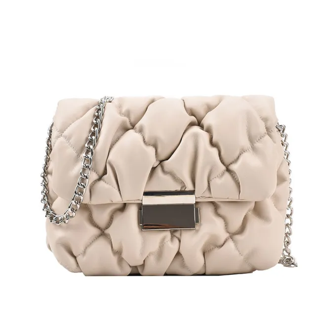 Chain Shoulder Bag Western Style Messenger Women's Bag White - Shop at LoveMi