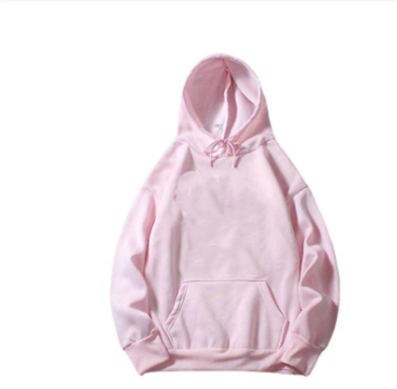 Polyester Ladies Fleece Loose Hoodie Sweatshirt