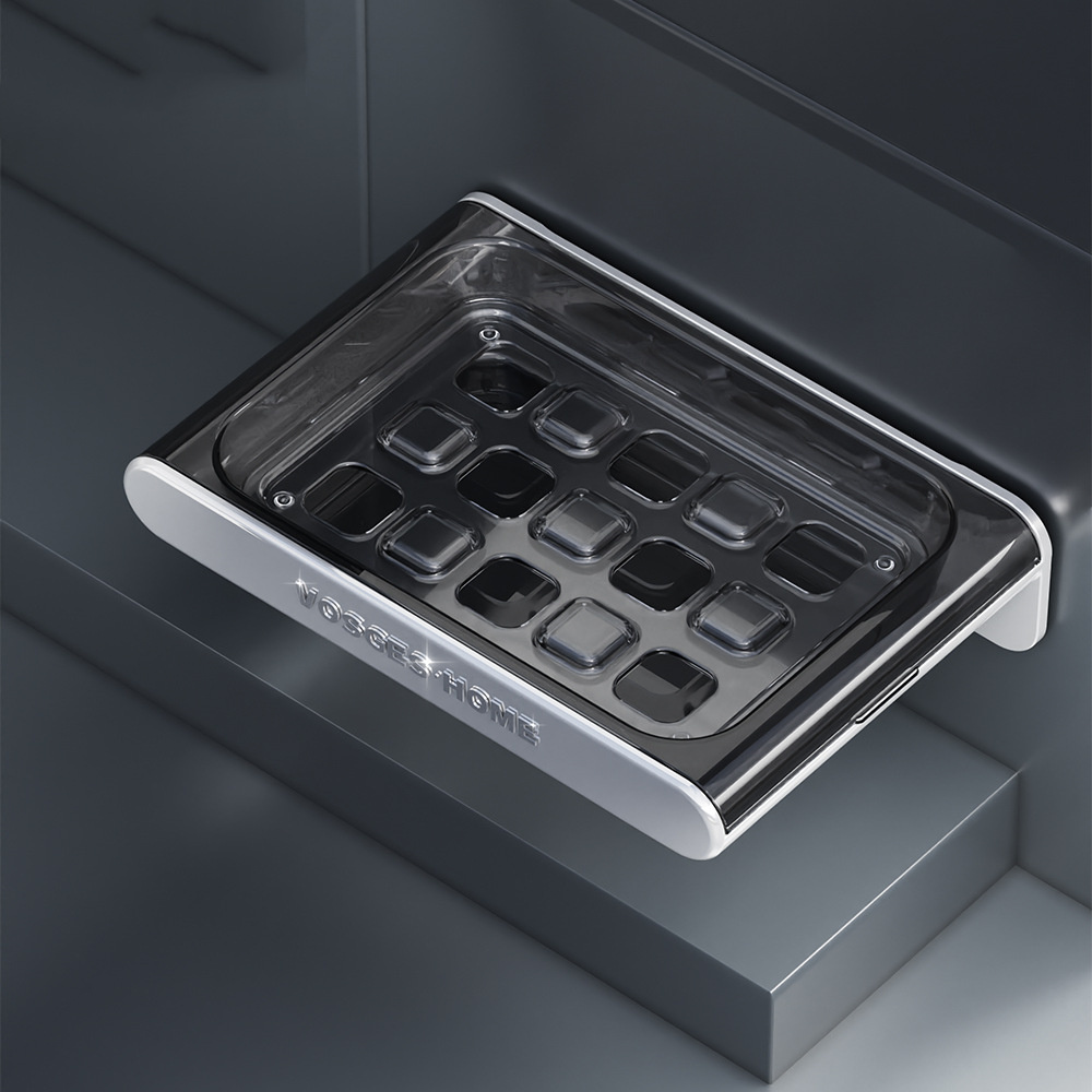 Light Luxury Soap Box Wall-mounted Drain Rack