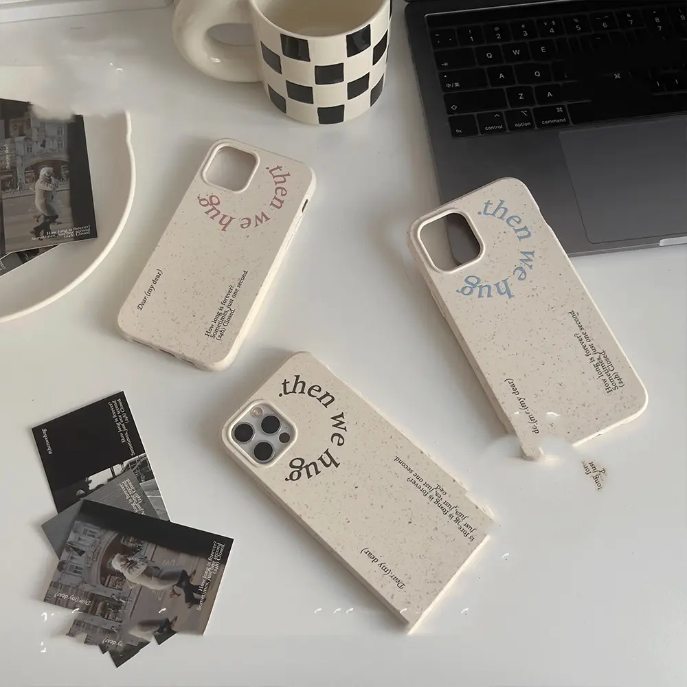 Silicone Mobile Phone Case Simple Art Simple