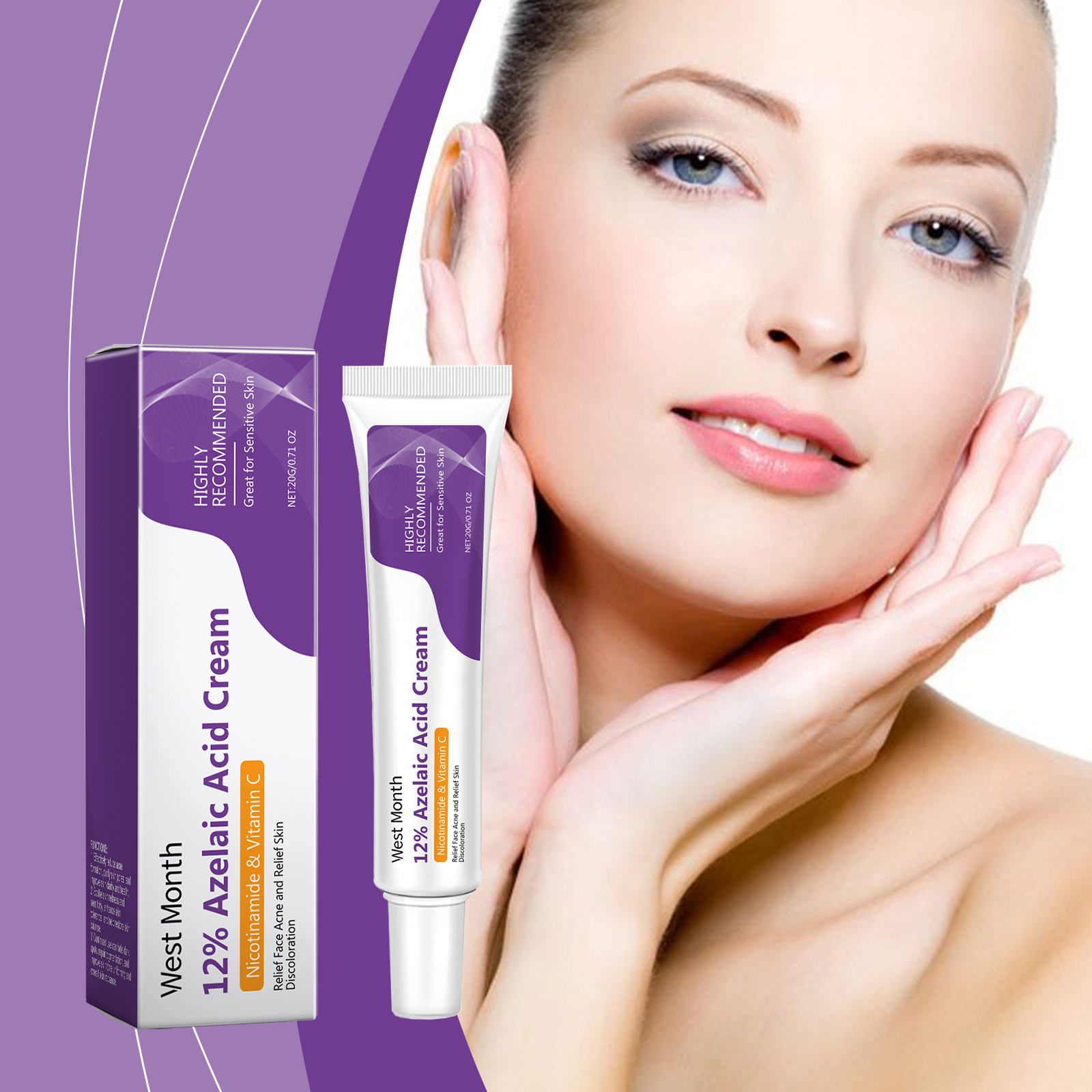 Azelaic Acid Repair Face Cream 20g 1 Box — foto 8
