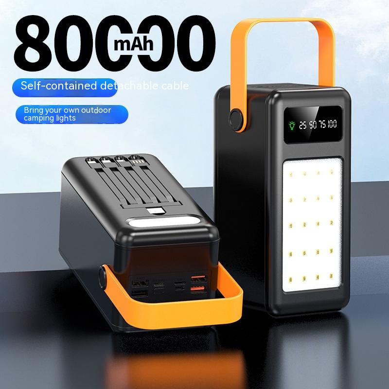 Title 4, Fast Charging And Cable Power Bank Large Capaci...