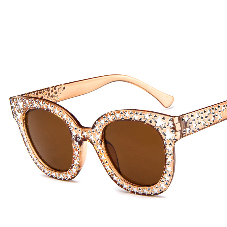 Title 2, Ladies star embellished cat eye marine sunglasses