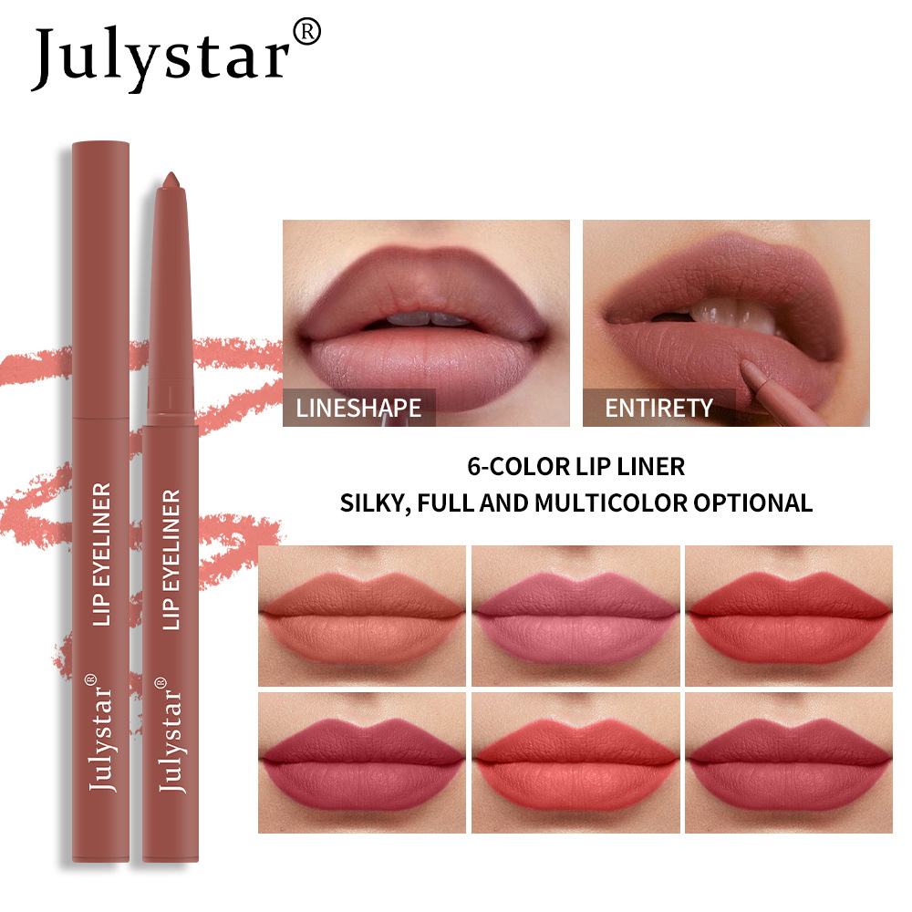 Lip Pen Waterproof Lipstick Pen P Ink Matte Lip Gloss Rotary Lipliner Suit 3