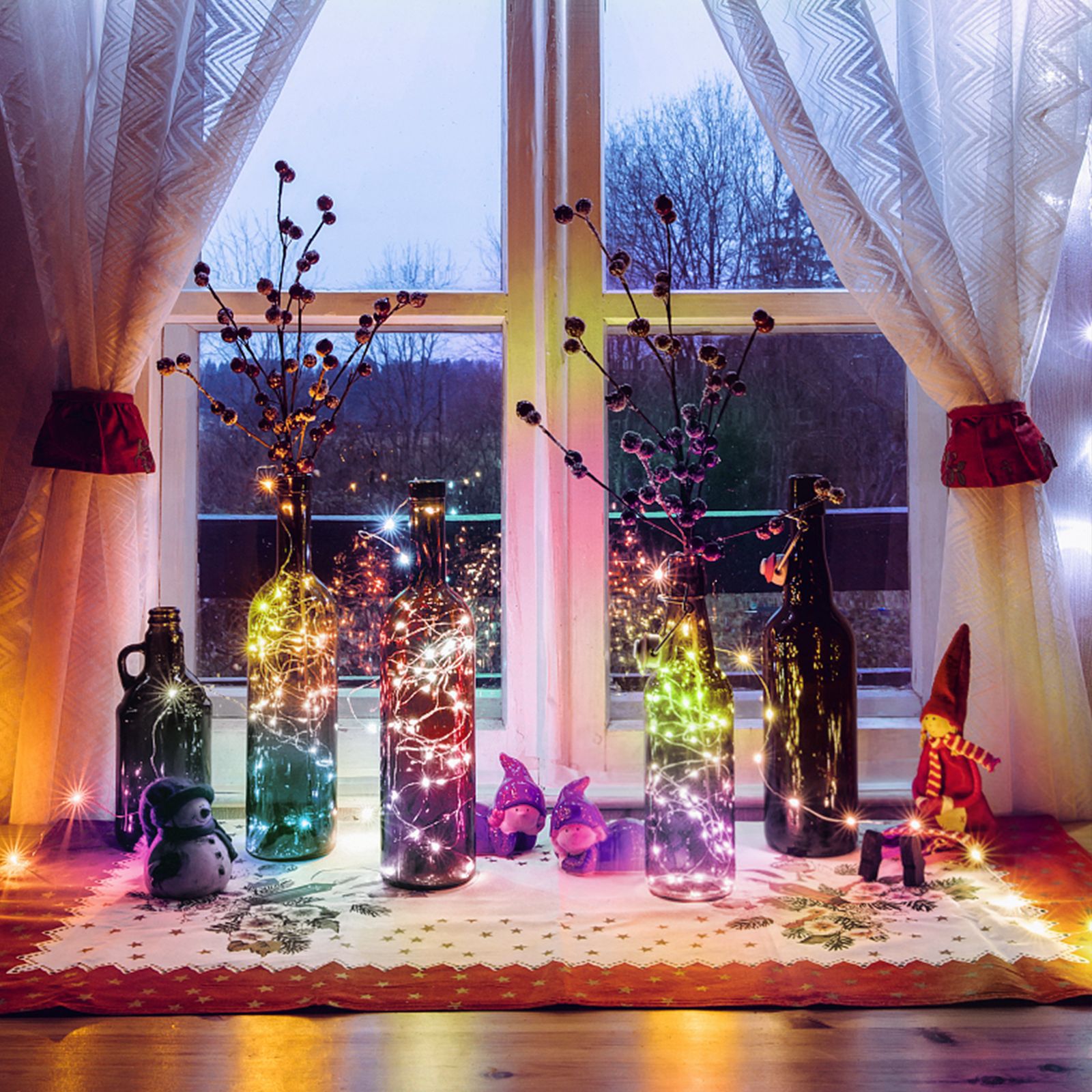 Smart LED String Lights Dancing With Music Sync Dreamcolor Fairy Lamp Garland For Home Christmas New Year's Decor Lighting — foto 5