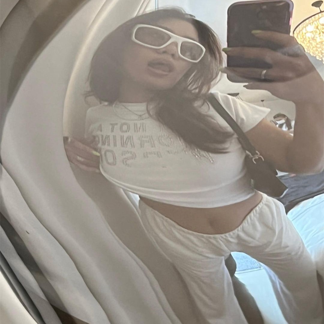 Women's Scalded Letter Slim Short T-Shirt