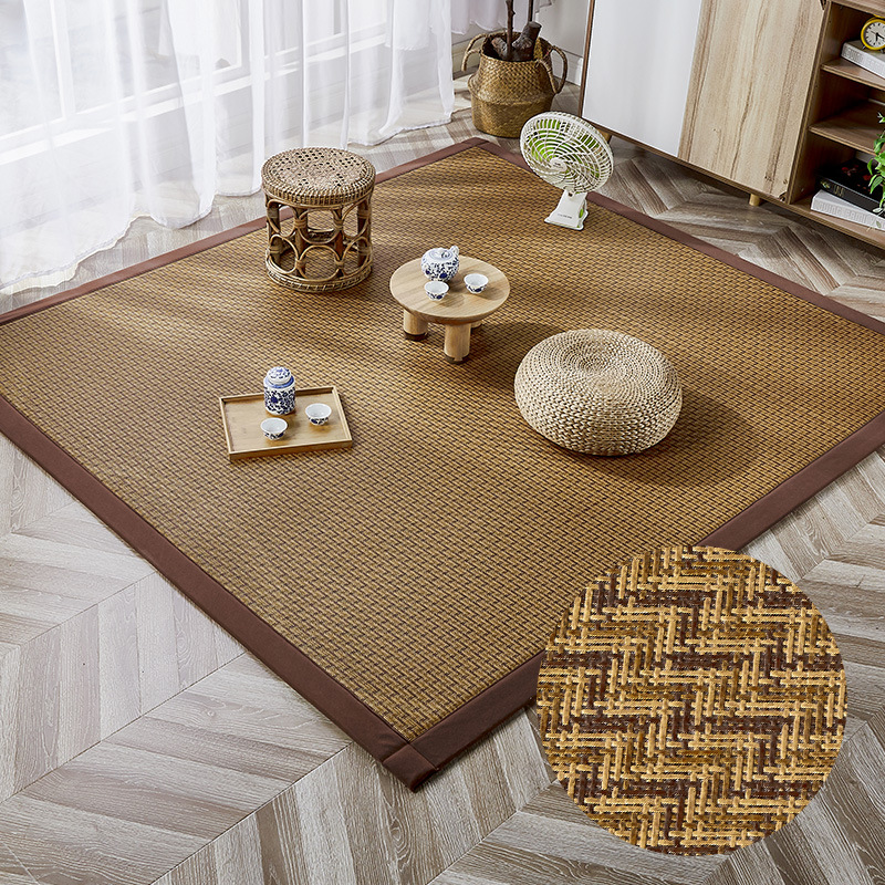 Straw Mat Floor Mat Summer Bedding Japanese Rattan Mat Rug Balcony Living Room New Crawling Mat