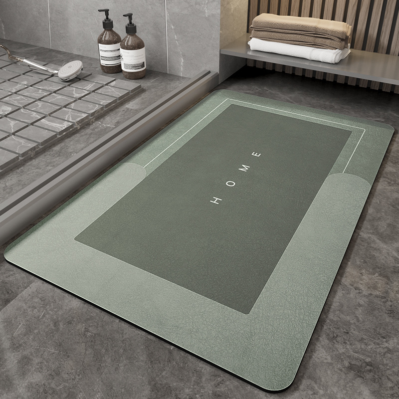 Cushion Cushion Bathroom Sliding Door Floor Bathroom Foot Mat - Picture 22 of 30