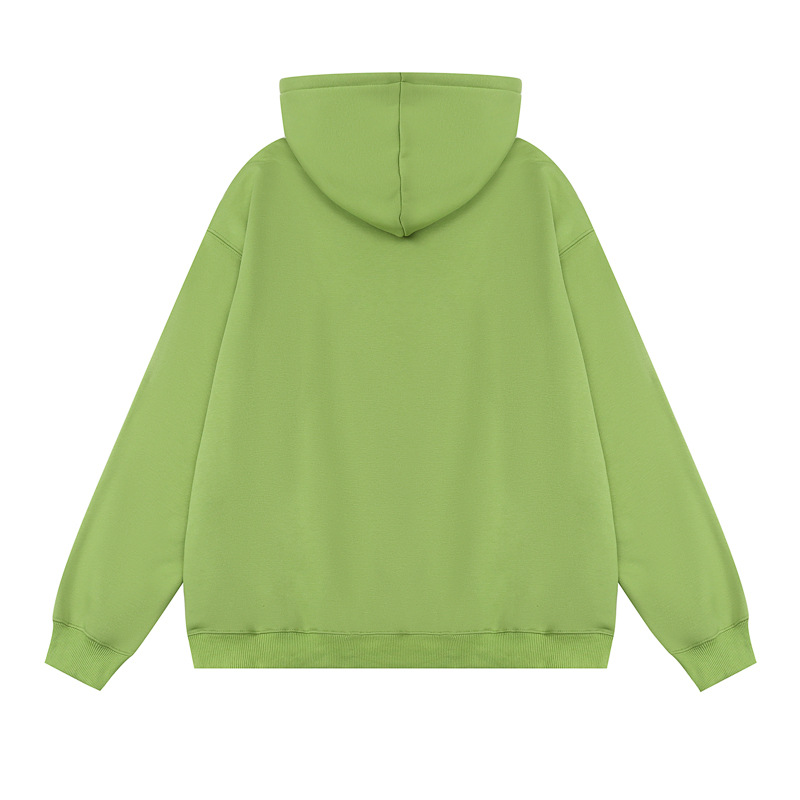 Vintage Plush Hoodie Autumn Winter Couple High Street Pullover